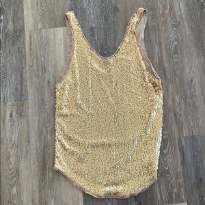 Aritzia Sequin Tank Top